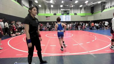 105 lbs Quarterfinal - Leland Dennis, 706 Wrestling vs Redek Hargrave, The Chicken Coop Wrestling Club