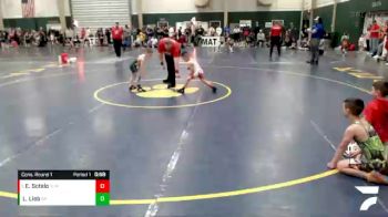 52 lbs Cons. Round 1 - Eddy Sotelo, Yuma vs Liam Lieb, Bryan Youth Wrestling