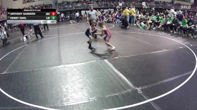 59 lbs Champ. Round 1 - Henry Kuhl, Ashland-Greenwood Jr Wrestling vs Anthony Sanders, Crete Wrestling Club