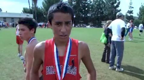 Jacob Diamond 6th Place D3 Freshman Palos Verdes Mt SAC XC 2010