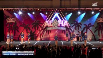 Idaho Cheer - Blue Crystals [2026 L1.1 Youth - PREP Day 1] 2026 Aloha Portland Showdown