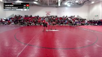 126 lbs Cons. Semi - Jacob Ness, Castle View vs Lorenzo Trujillo, Holy Family