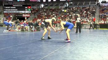 3A-190 lbs Cons. Round 2 - Wyatt Young, Cedar Rapids Washington vs Dylan Schrock, Clear Creek-Amana