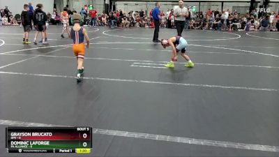 48 lbs Round 3 (4 Team) - Dominic Laforge, PA Alliance vs Grayson Brucato, GPS