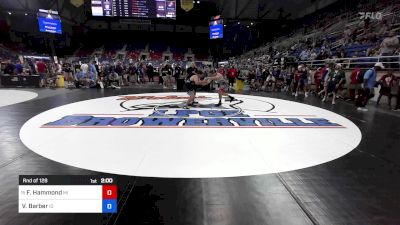 175 lbs Rnd Of 128 - Frederick Hammond, MI vs Vance Barber, ID