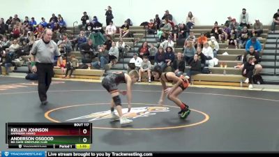 J-1 lbs Semifinal - Anderson Osgood, Big Game Wrestling Club vs Kellen Johnson, Hammerin Hawks