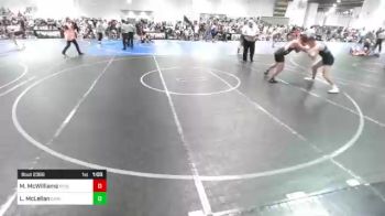 182 lbs Quarterfinal - Max McWilliams, Reign WC vs Luke McLellan, Carlsbad WC