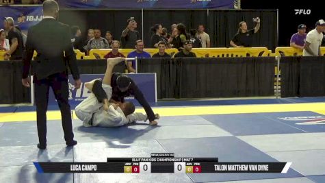 Luca Campo vs Talon Matthew Van Dyne 2026 Pan Kids Jiu-Jitsu IBJJF Championship