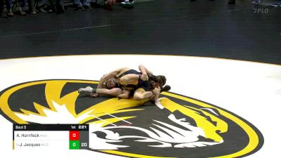 157 lbs Dual - Jarrett Jacques, Mizz vs Alex Hornfeck, WVU