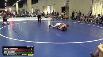 126 lbs Cons. Round 2 - Nicolas Frazier, Skull And Crossbones vs Don O`Kelley, Van Buren High School