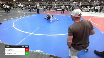 78 lbs Final - Kai Hughes, NE Boyz vs Uriah Lambert, Bear Cave