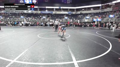85-91.6 lbs 7th Place - Ilyssa Martinez, Rough Riders Wrestling vs Hadley Page, East Kansas Eagles