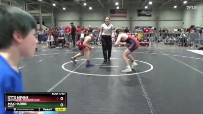 150 lbs Quarterfinal - Max Harris, Maize vs Otto Nevins, Leavenworth Takedown Club