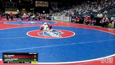 4A-138 lbs Quarterfinal - Logan Ramsey, West Laurens vs Ely Raines, Chestatee