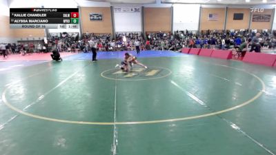 100 lbs Round Of 16 - Kallie Chandler, Salem vs Alyssa Marciano, North Providence