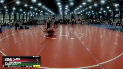 80 lbs Rd# 8- 12:30pm Saturday Final Pool - Wesley Martin, Nebraska Elite vs Chase Burrows, Oklahoma Elite