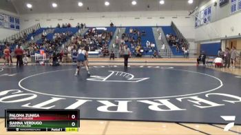 160 lbs Cons. Round 2 - Paloma Zuniga, Santa Ana College vs Sianna Verdugo, Cerritos College