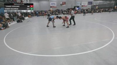 190 lbs Cons. Sub-semis - Chase Catalano, Silverback Wrestling Club vs Samer Suleiman, Beat The Streets Chicago