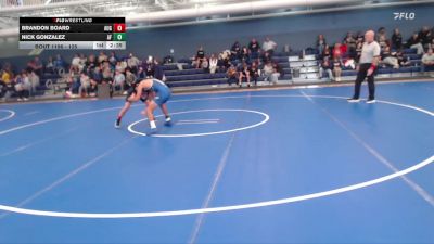 125 lbs Cons. Round 3 - Nick Gonzalez, Air Force vs Brandon Board, Augustana (SD)