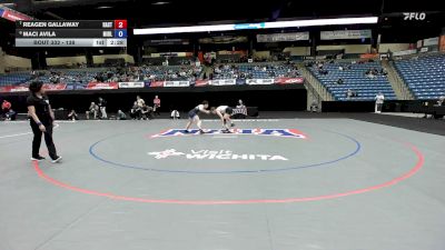 138 lbs Cons. Round 5 - Reagen Gallaway, Hastings vs Maci Avila, Midland