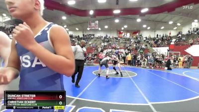136 lbs 7th Place Match - Christian Eckert, Chesterton Wrestling Club vs Duncan Strieter, Oak Hill Wrestling Club