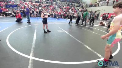 85 lbs Consi Of 4 - Keller Nestlerode, Bristow Youth Wrestling vs Anson LeGrand, Sperry Wrestling Club