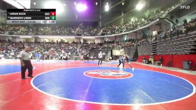 215-6A Champ. Round 1 - Aidan Buck, Camden County vs Markeith Linen, Marietta