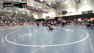 135 lbs Cons. Round 6 - Amy Martinez, Adelanto vs Alexandra Espinosa, Palm Desert