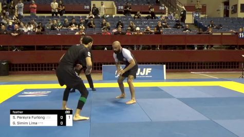 Santiago Pereyra Furlong vs Glauco Simim Lima 2024 Pan IBJJF Jiu-Jitsu No-Gi Championship