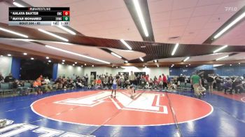 82 lbs Quarterfinal - Mayar Mohamed, 208 Badgers Wrestling Club vs Kalaya Baxter, Grizzly Wrestling Club