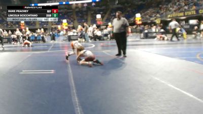 75 lbs Round Of 32 - Duke Peachey, Mifflin County vs Lincoln Scicchitano, Shamokin