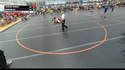 138 lbs Champ. Round 1 - Madram Ali, Unattached vs Camden Murray, Unattached