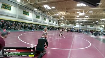 60 lbs Cons. Semi - Hutch Merkel, Mobridge AAU Wrestling vs Luke Langworthy, Watford City Wolves