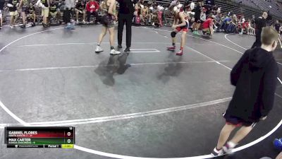 117 lbs Finals (8 Team) - Max Carter, Kansas Anacondas vs Gabriel Flores, North Dakota 2