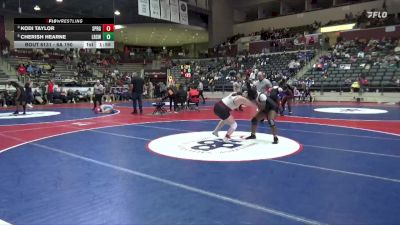 6A 190 lbs Cons. Semi - Cherish Hearne, Little Rock Southwest High School vs Kodi Taylor, Springdale