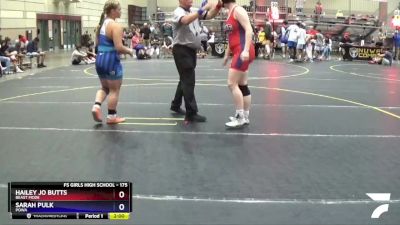 175 lbs Round 1 - Sarah Pulk, POWA vs Hailey Jo Butts, Beast Mode