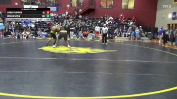 285 lbs Champ. Round 2 - Jose Flores, Emmanuel College vs Willie Cox, Montevallo