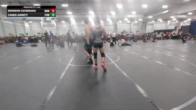 150 lbs Round 5 (10 Team) - Caden Jarrett, CHWHALE Blue vs Brendon Katimbang, Savage WA White