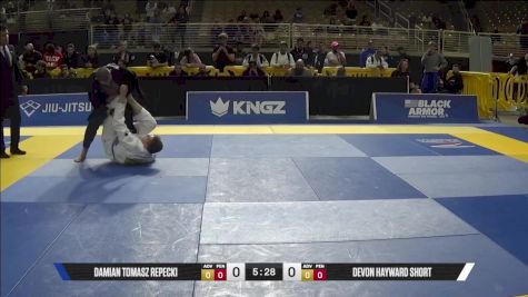 Devon Hayward Short vs Damian Tomasz Repecki 2025 Pan Jiu Jitsu IBJJF Championship