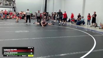 126 lbs Round 4 (8 Team) - Kainan Holmes, Gettysburg vs Ethan Rothman, Team Tugman WC