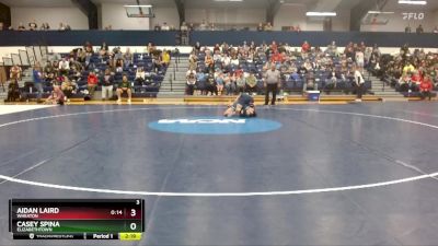 149 lbs Cons. Round 2 - Aidan Laird, Wheaton vs Casey Spina, Elizabethtown