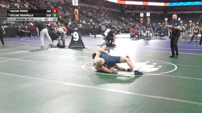 157 lbs Round Of 16 - Jacob Perez, Everett Alvarez (CC) vs Dylan Tirapelle, Clovis (CS)