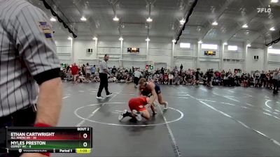 150 lbs Round 1 (6 Team) - Myles Preston, Osprey WC vs Ethan Cartwright, All American