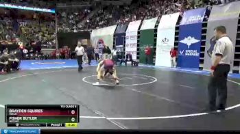 113 Class 3 lbs Cons. Round 3 - Fisher Butler, Neosho vs Brayden Squires, Rolla