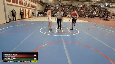 215 lbs Cons. Round 6 - Bodee Ford, Yuma Catholic vs Warren Wall, Page High School
