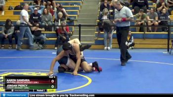 149 lbs Quarterfinal - Aaron Gandara, Southern Oregon University (Ore.) vs Jordan Piercy, Corban University (Ore.)