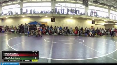 98 lbs 1st Place Match - Dalton Jones, Quaker Wrestling Club vs Jacob Scott, Western Wrestling Club