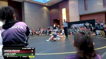 65 lbs Quarterfinal - Javier Flores, The Untouchables vs Jackson Hermann, Greater Heights Wrestling