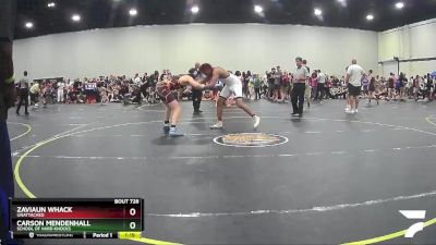 167 lbs Champ. Round 2 - Carson Mendenhall, School Of Hard Knocks vs Zaviaun Whack, Unattached