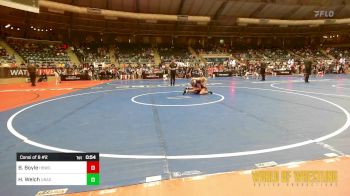 90 lbs Consi Of 8 #2 - Brekyn Boyle, HBWC vs Harper Welch, Ubasa